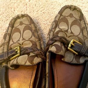 Coach driving moccasins